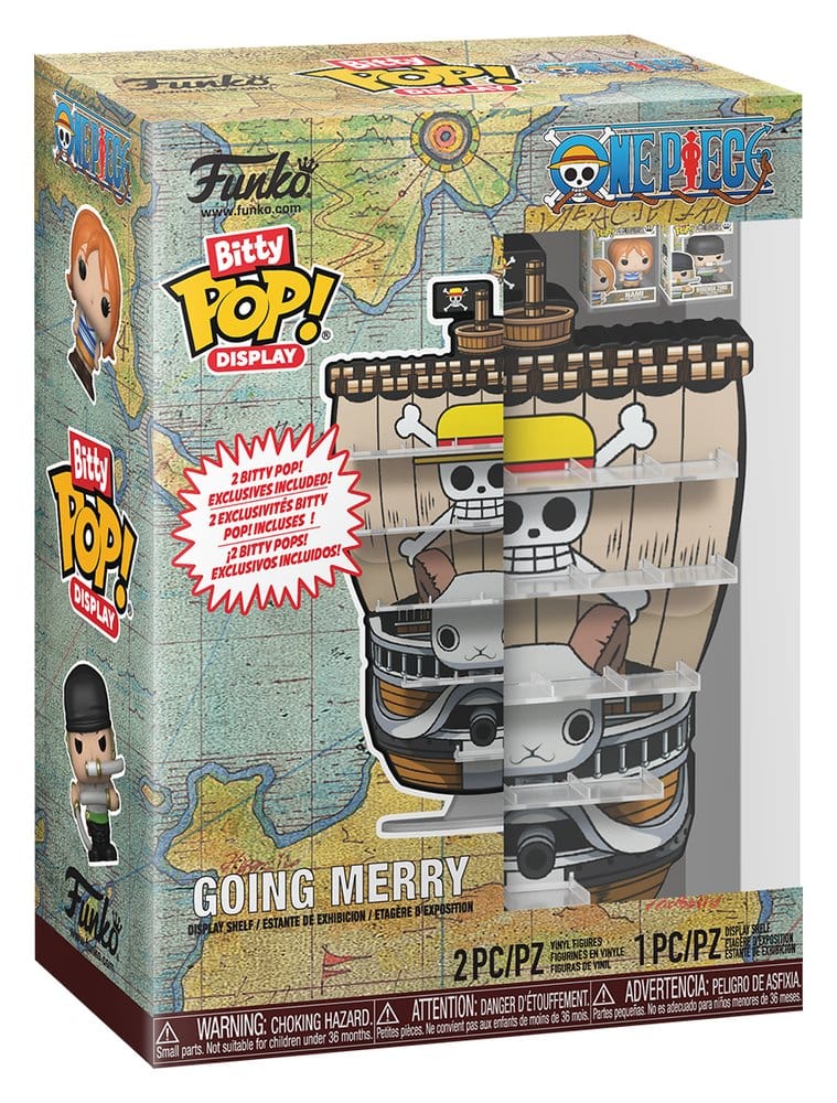 Funko One Piece Bitty POP! Display Vinyl Figures Going Merry | Makochan