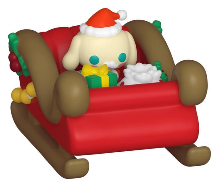 Funko Hello Kitty Bitty POP! Rides Vinyl Figure Holiday- Sleigh with CMRL 2 cm | Makochan