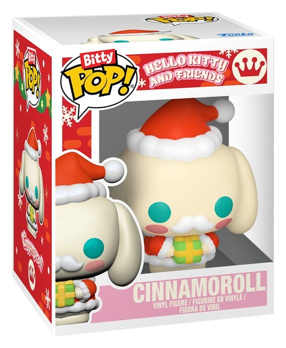 Funko Hello Kitty Bitty POP! Rides Vinyl Figure Holiday- Sleigh with CMRL 2 cm | Makochan