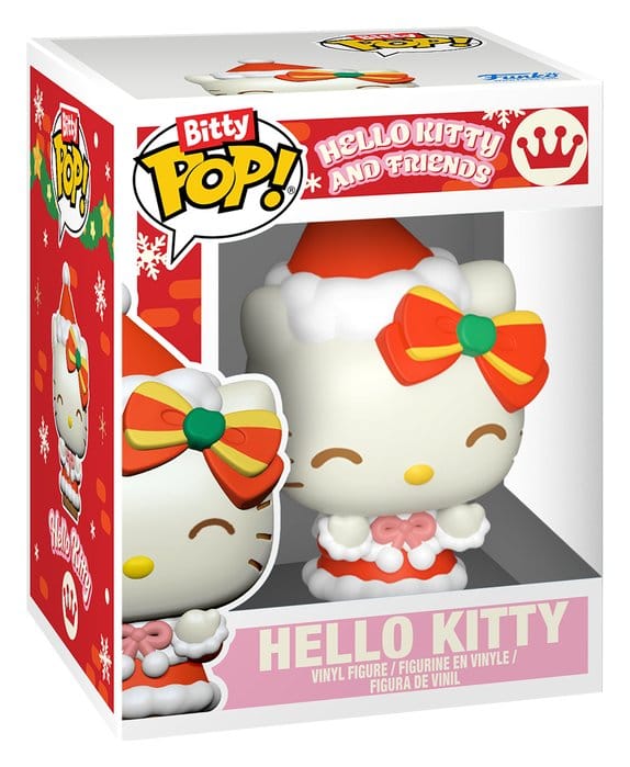Funko Hello Kitty Bitty POP! Towns Vinyl Figure Holiday- Merry Market | Makochan