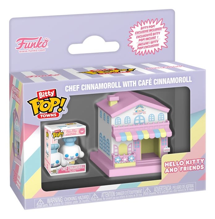 Funko Sanrio Bitty POP! Town Vinyl Figure Cafe Cinnamoroll w/C | Makochan