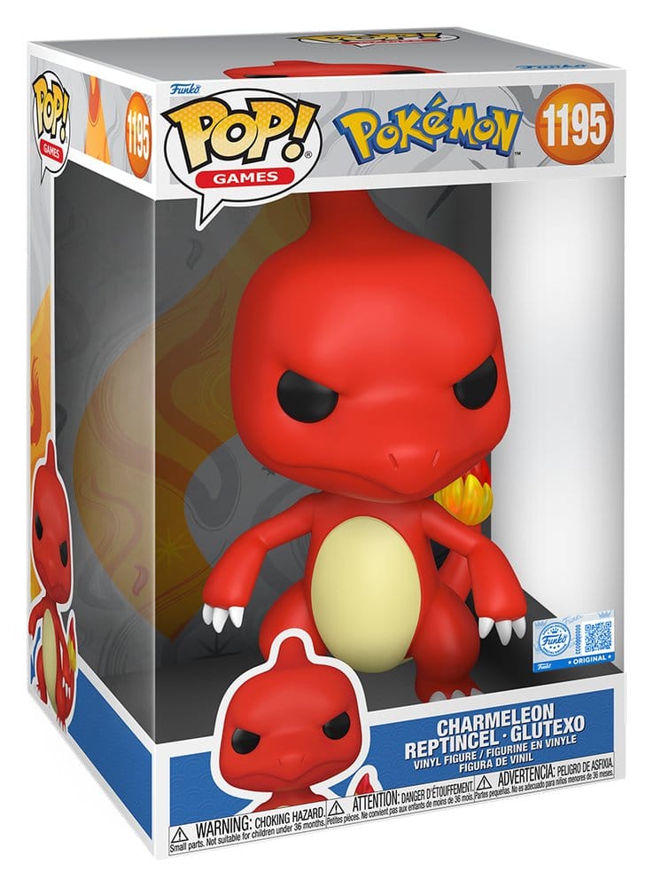 Funko Pokémon Super Sized Jumbo POP! Vinyl Figure Charmeleon 25 cm | Makochan