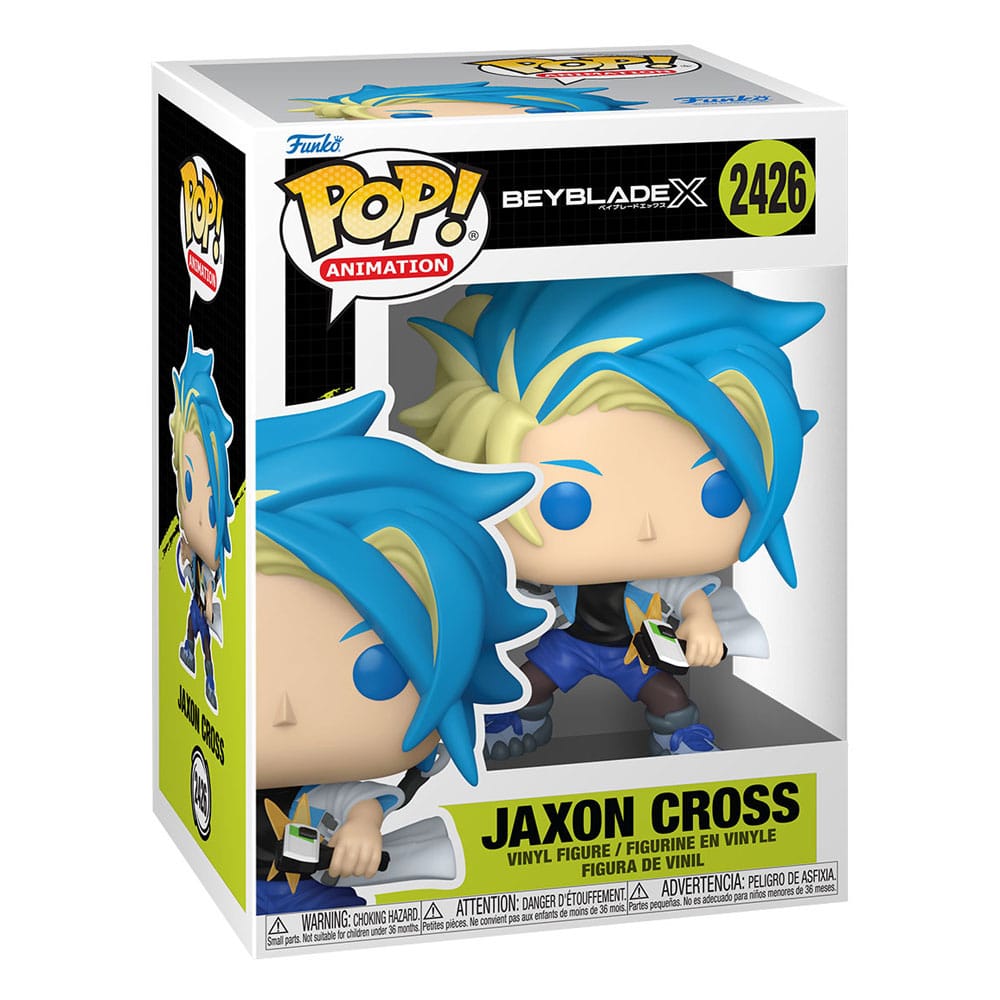 Funko Beyblades POP! Animation Vinyl Figures Jaxon with Chase 9 cm Assortment (6) | Makochan