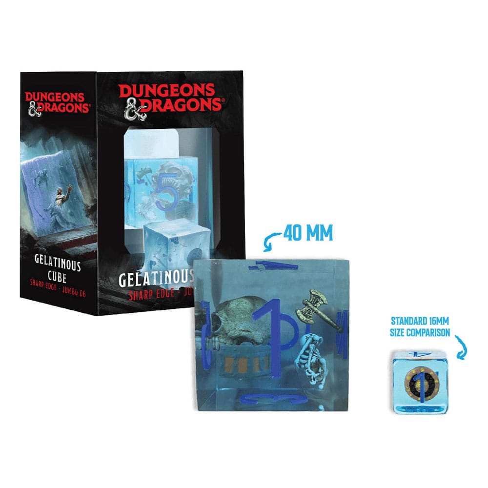 FanRoll Dungeons & Dragons Jumbo Dice Gelatinous Cube 4 cm | Makochan