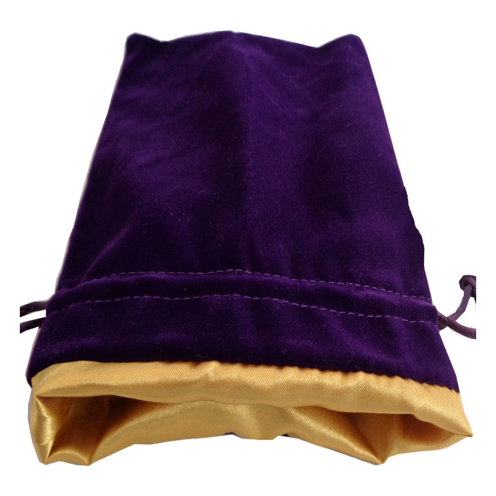 FanRoll FanRoll Dice Bag Velvet Purple with Golden Satin Large - Damaged packaging | Makochan