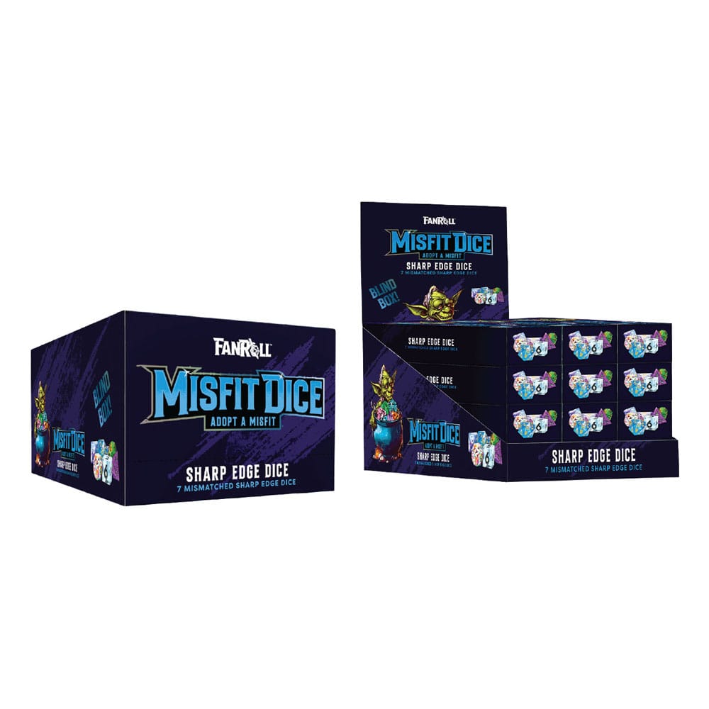 FanRoll Misfit Adopt a Misfit Dice Set Blind Box Sharp Edge Dice Assortment (12) | Makochan