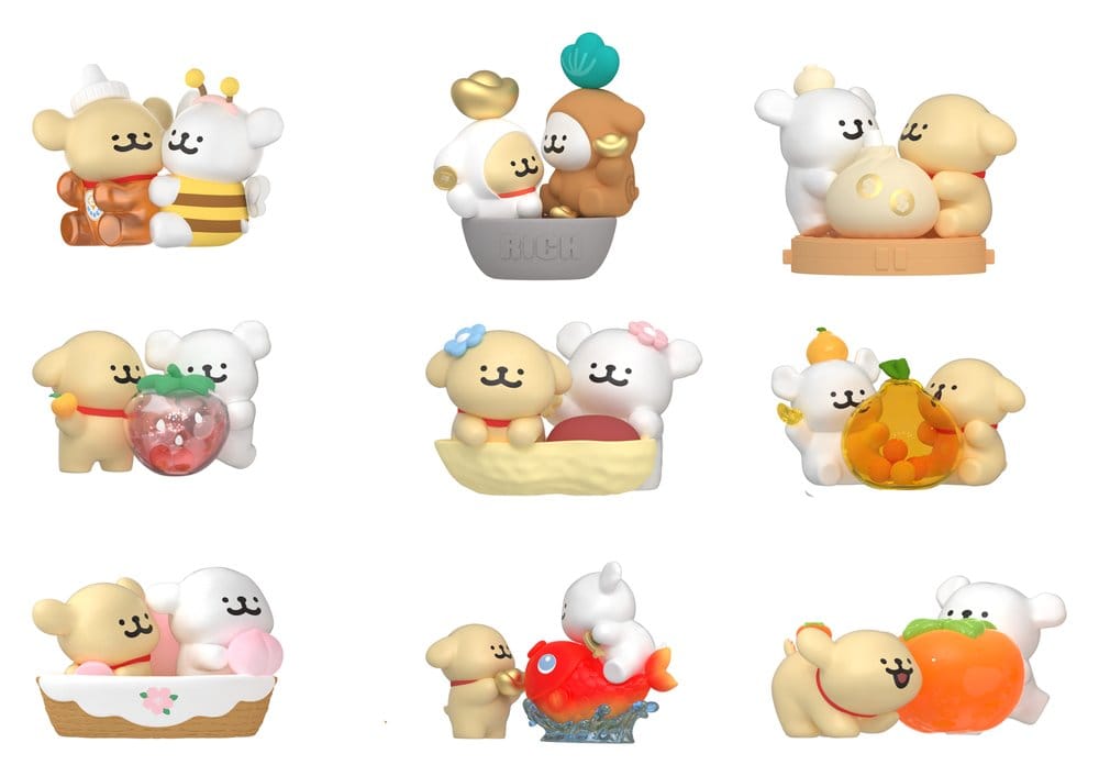 Funism Maltese Blind Box Mini Figures Lucky Paws Series Display (8) - Severely damaged packaging | Makochan