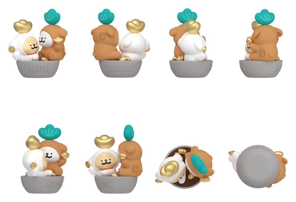 Funism Maltese Blind Box Mini Figures Lucky Paws Series Display (8) - Damaged packaging | Makochan