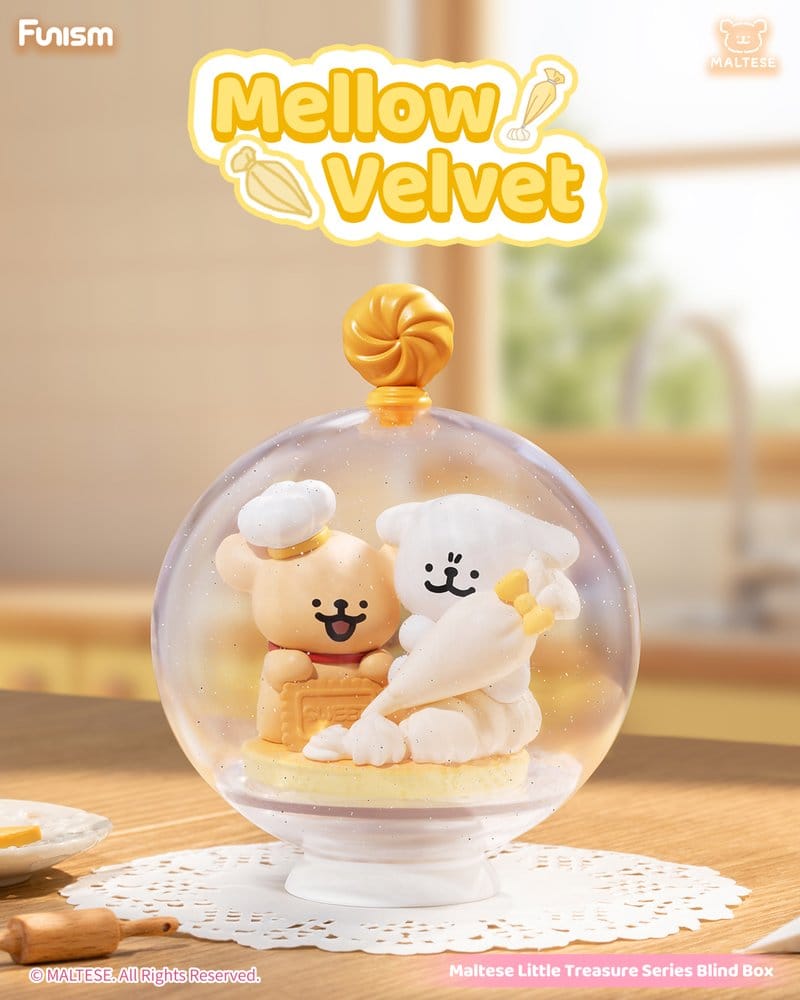 Funism Maltese Blind Box Mini Figures Little Treasure Series 6 cm Display (6) | Makochan