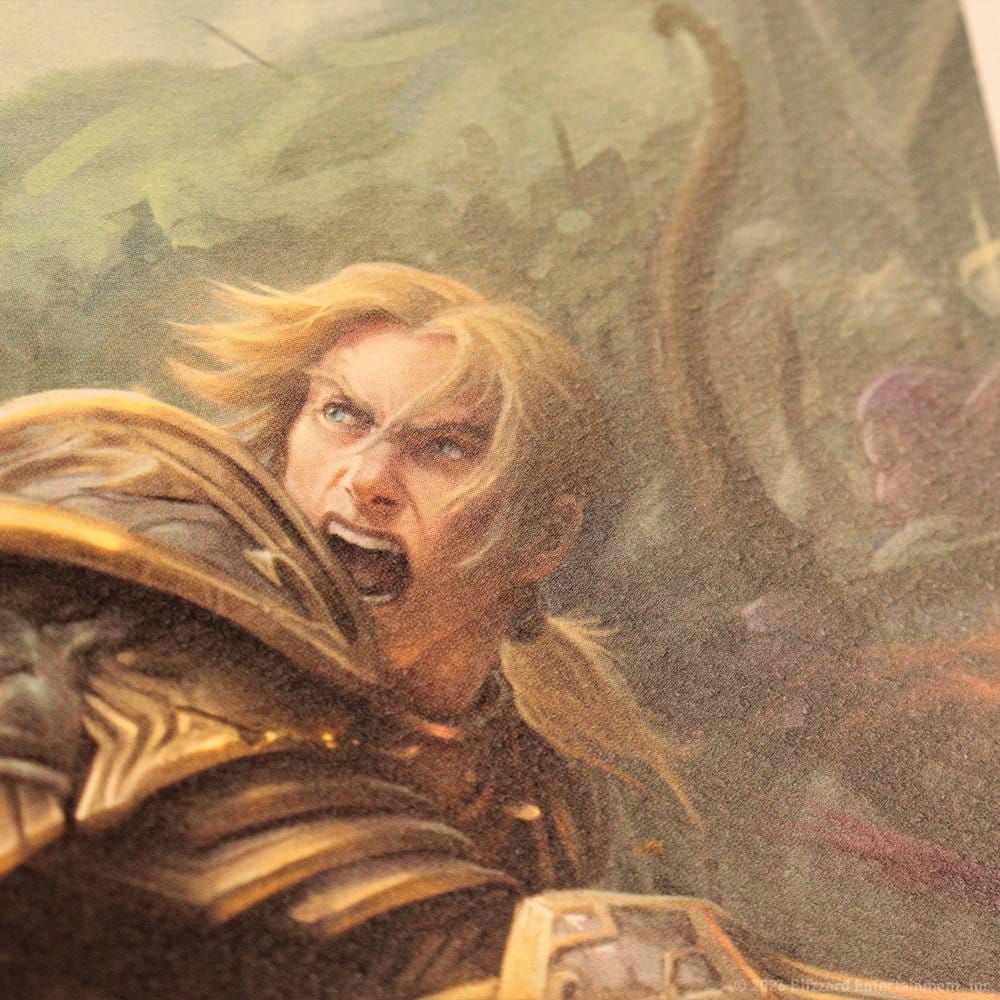 FaNaTtik World of Warcraft Art Print Sylvanas vs Anduin Wrynn Limited Edition 42 x 30 cm | Makochan