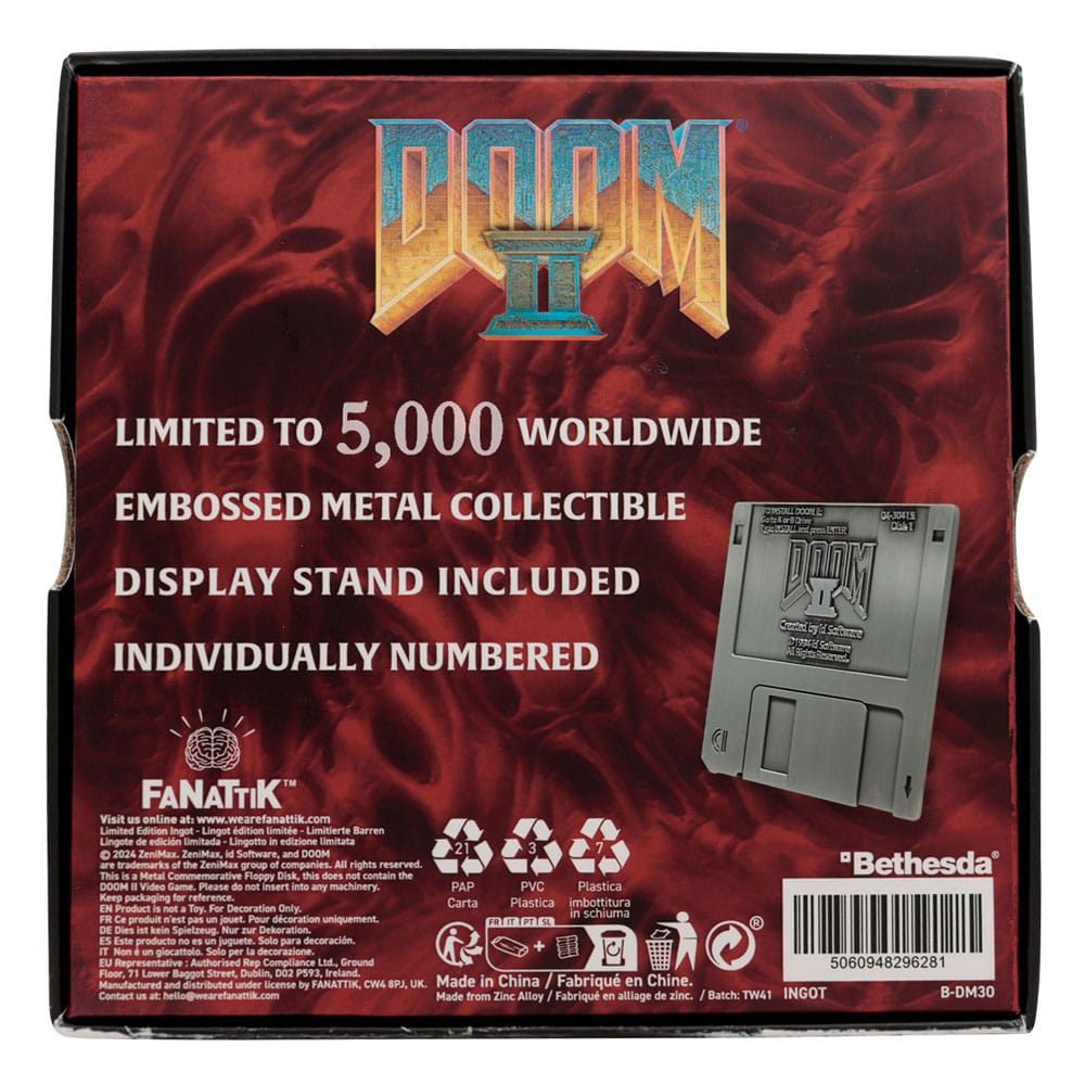 FaNaTtik Doom 2 Replica Arena Floppy Disk Limited Edition | Makochan
