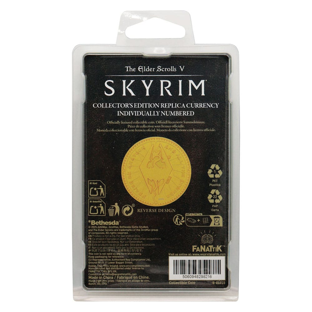 FaNaTtik The Elder Scrolls Collectable Coin Septim Misty Gold Edition | Makochan