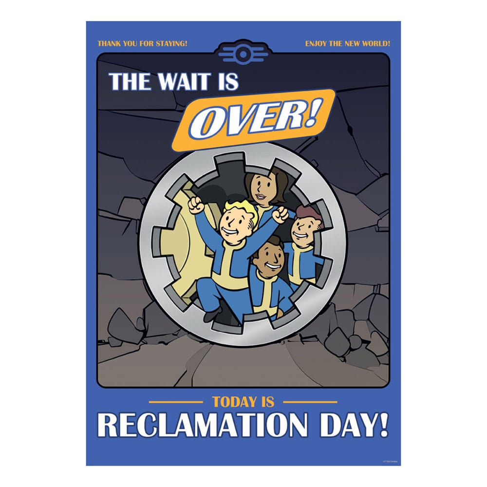 FaNaTtik Fallout Art Print Reclamation Day Limited Edition 42 x 30 cm | Makochan