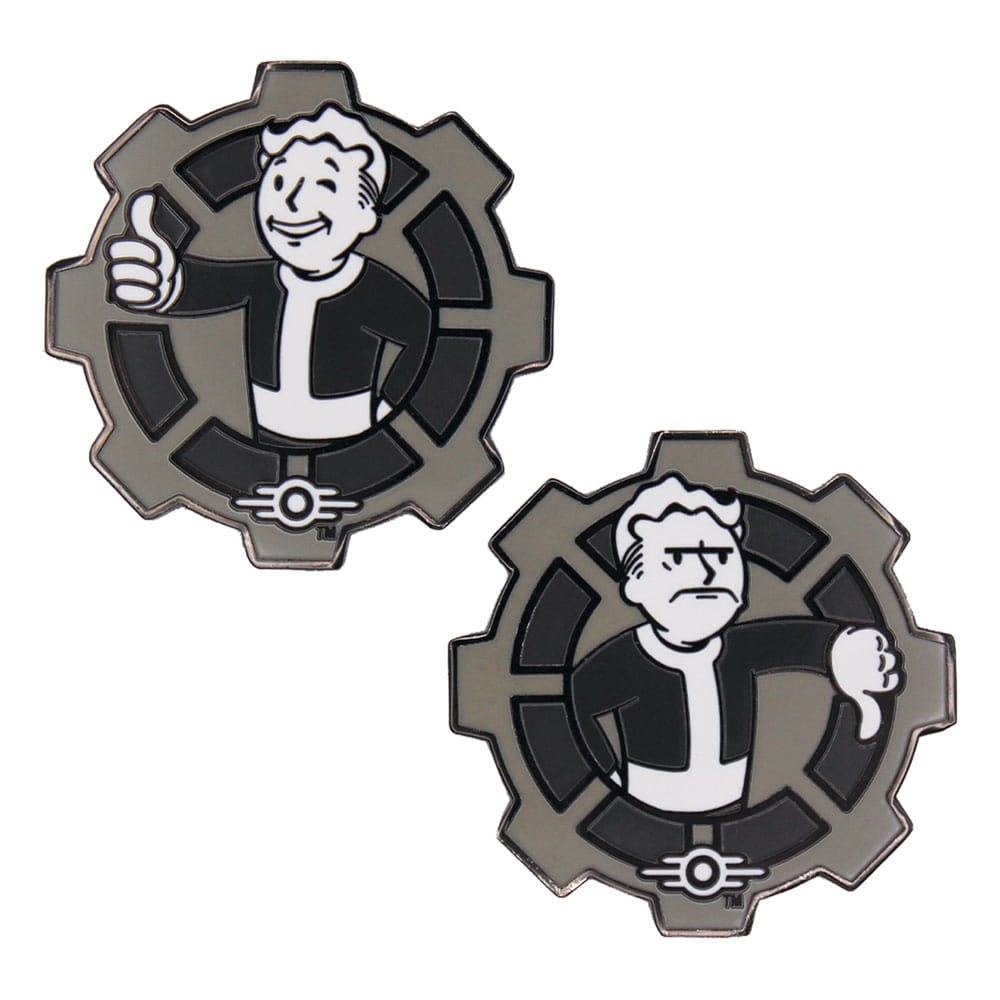 FaNaTtik Fallout Collectable Coin Decision Black & White Limited Edition | Makochan