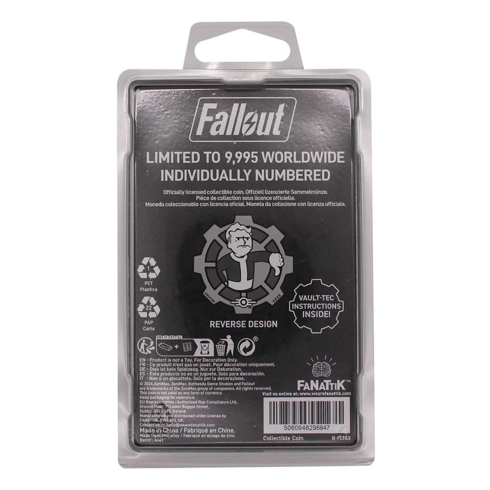 FaNaTtik Fallout Collectable Coin Decision Black & White Limited Edition | Makochan