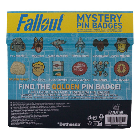 FaNaTtik Fallout World Pin Badge Display Mystery Pin Badge (12) | Makochan
