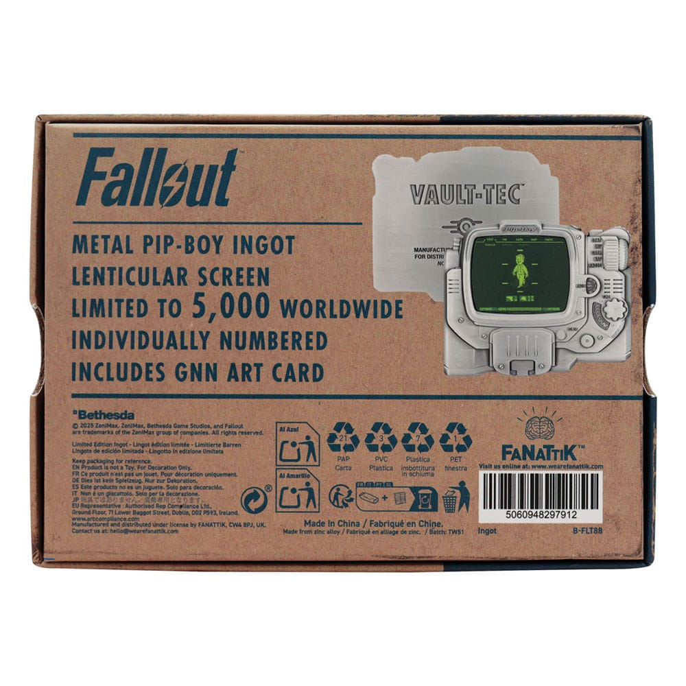 FaNaTtik Fallout Collectible Ingot Pip-Boy Limited Edition | Makochan