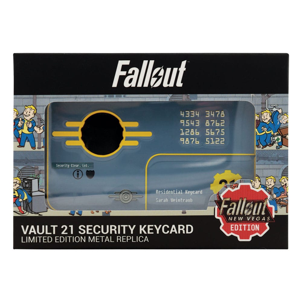 FaNaTtik Fallout: New Vegas Replica Vault 21 Security Keycard Limited Edition | Makochan