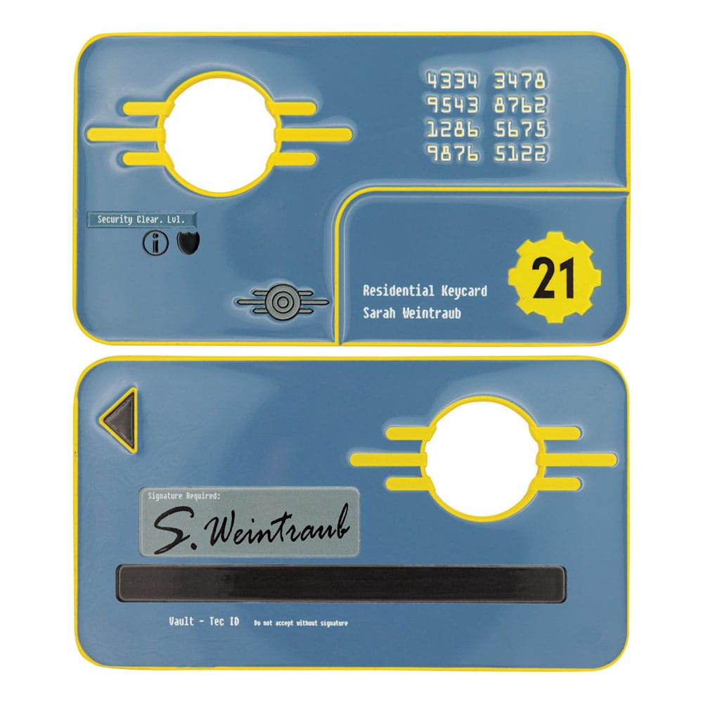 FaNaTtik Fallout: New Vegas Replica Vault 21 Security Keycard Limited Edition | Makochan