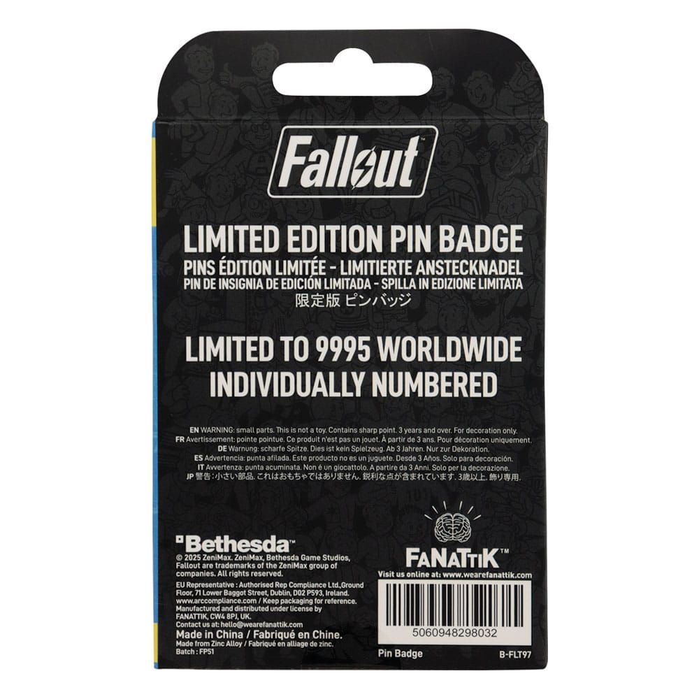 FaNaTtik Fallout Pin Badge Charisma Boy Limited Edition | Makochan