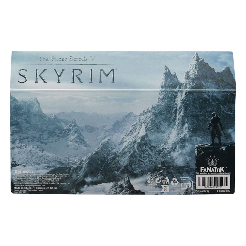 FaNaTtik Elder Scrolls Skyrim Playing Cards Display (12) | Makochan