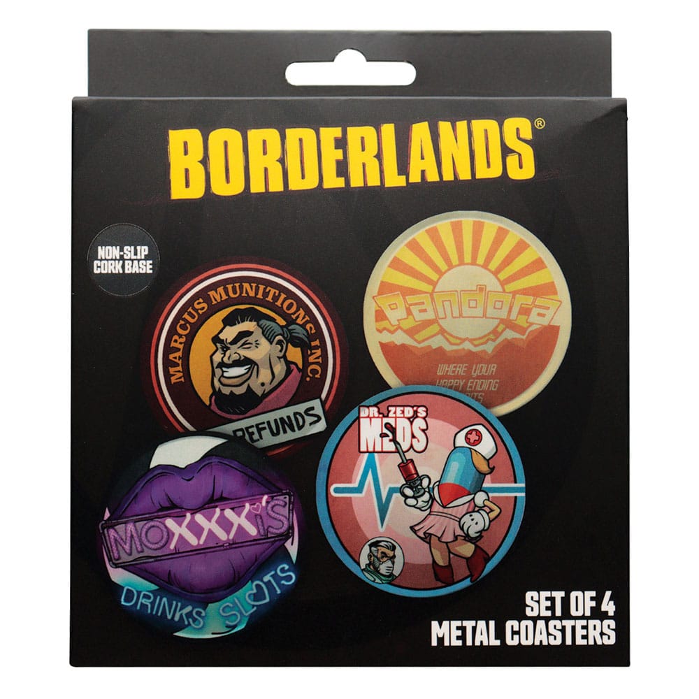 FaNaTtik Borderlands Coaster 4-Pack | Makochan