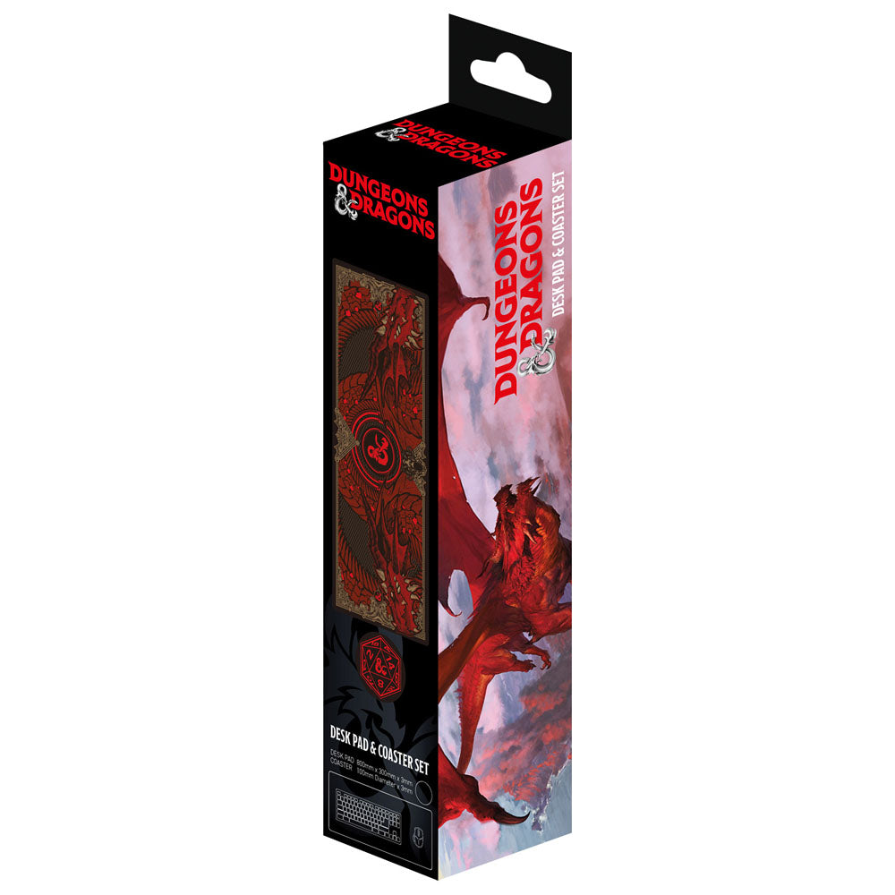 FaNaTtik Dungeons & Dragons Desk Pad & Coaster Set Graphic | Makochan
