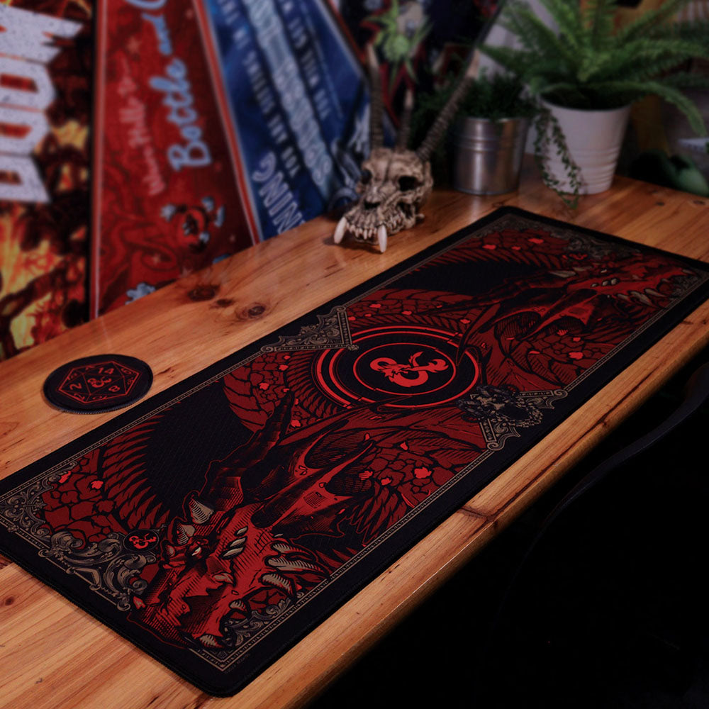 FaNaTtik Dungeons & Dragons Desk Pad & Coaster Set Graphic | Makochan