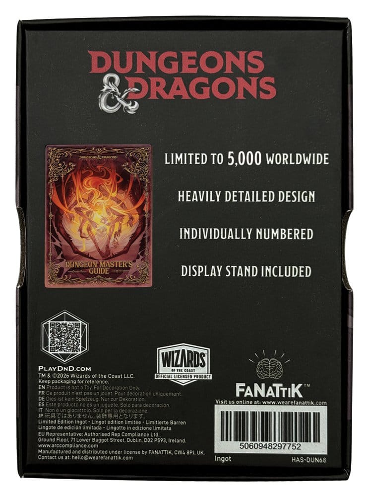 FaNaTtik Dungeons & Dragons Ingot Dungeon Masters Guide Alternate Cover Limited Edition | Makochan