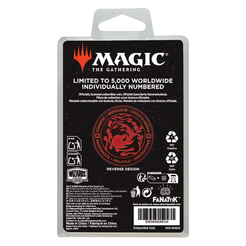 FaNaTtik Magic: The Gathering Collectable Coin Chandra | Makochan
