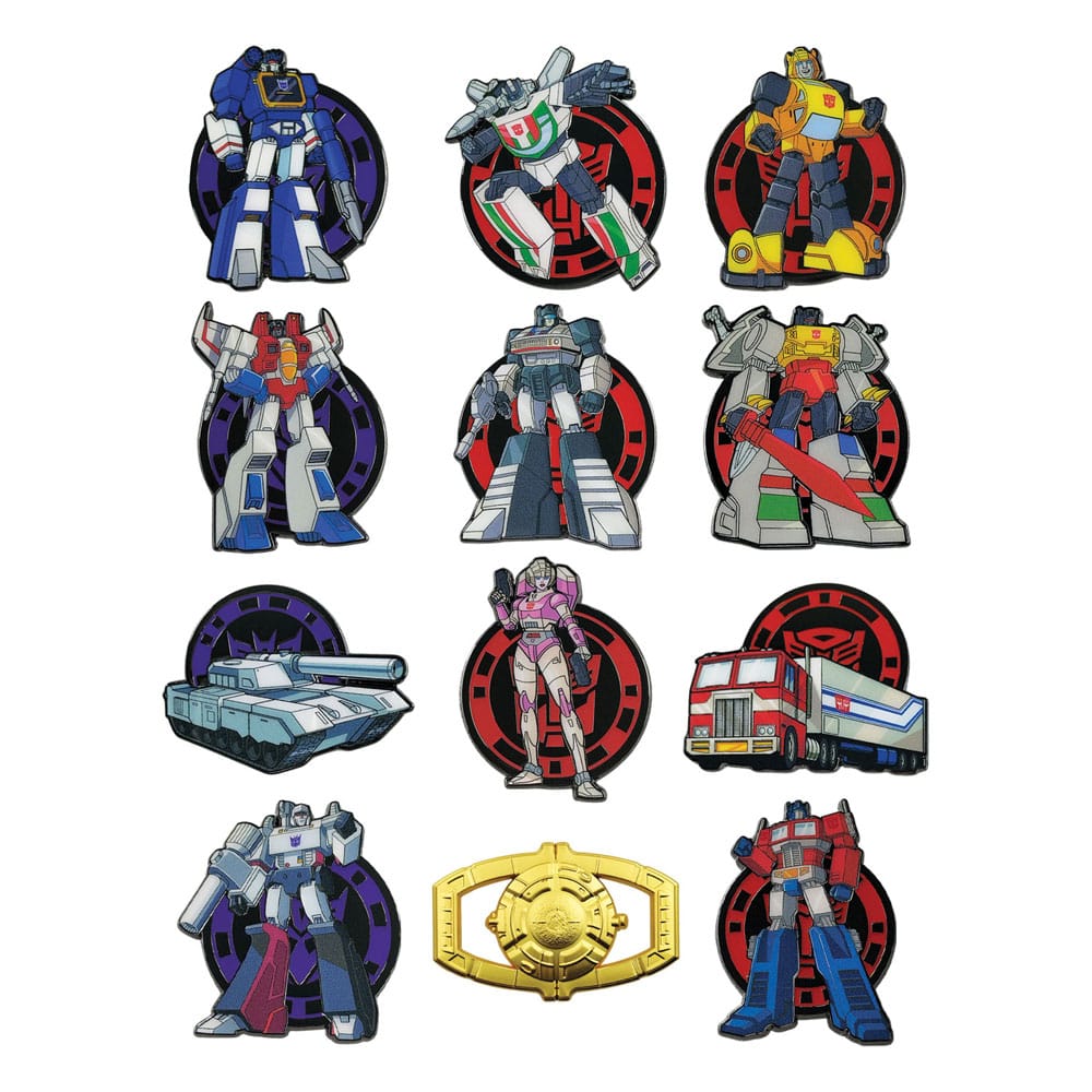 FaNaTtik Transformers Pin Badge Display Mystery Pin Badge (12) | Makochan