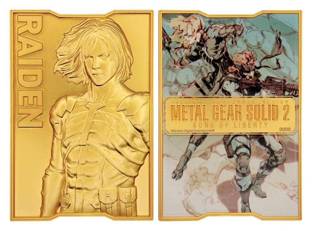 FaNaTtik Metal Gear Solid 2 Ingot Raiden 24k Gold Plated Limited Edition | Makochan