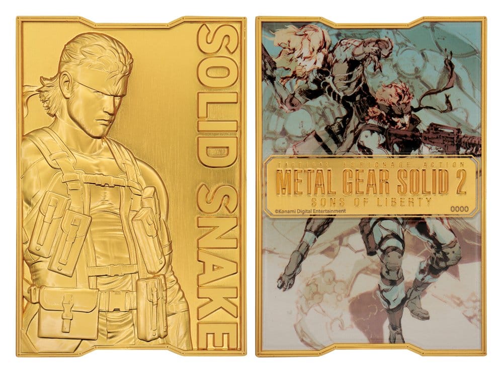 FaNaTtik Metal Gear Solid 2 Ingot Snake 24k Gold Plated Limited Edition | Makochan