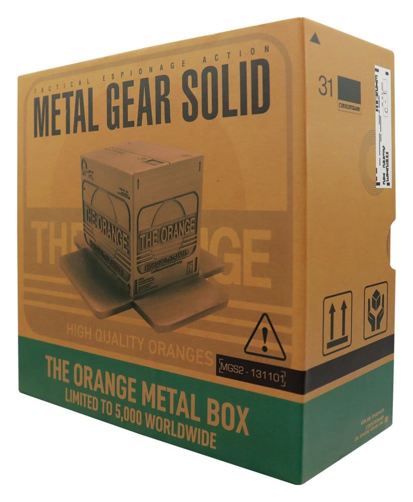 FaNaTtik Metal Gear Solid 2 Replica Cardboard Box Antique Gold | Makochan