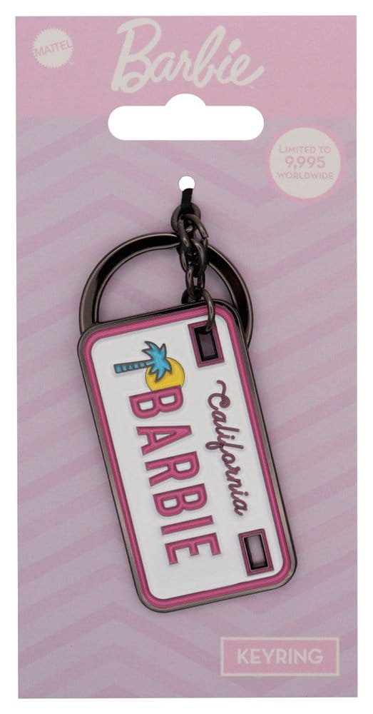 FaNaTtik Barbie License Plate Keyring Limited Edition | Makochan