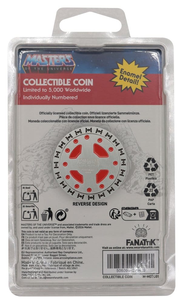 FaNaTtik Masters of the Universe Collectible Coin He-Man Limited Edition | Makochan