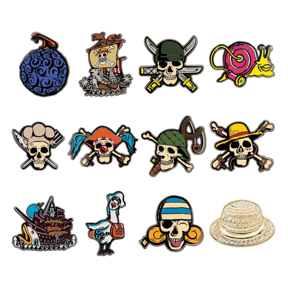 FaNaTtik One Piece World Pin Badge Display Mystery Pin Badge (12) | Makochan