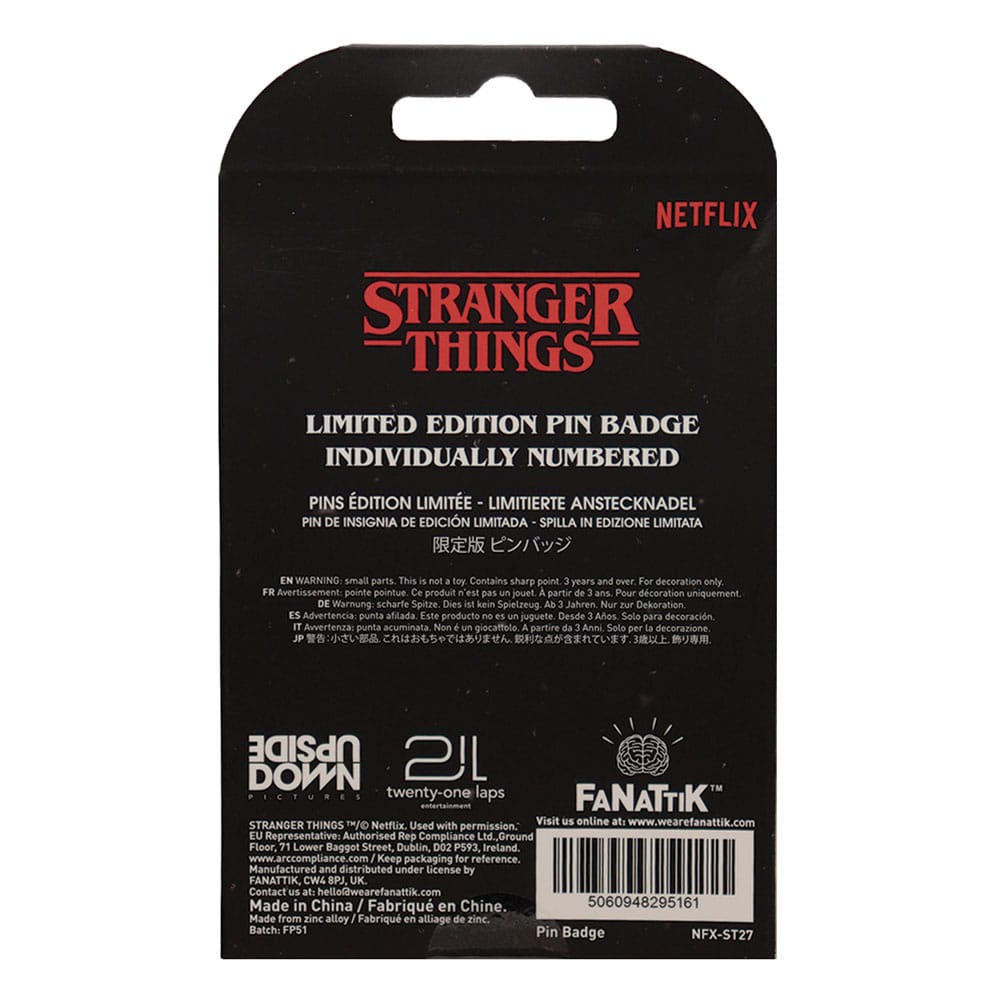 FaNaTtik Stranger Things Pin Badge The Squawk Limited Edition | Makochan