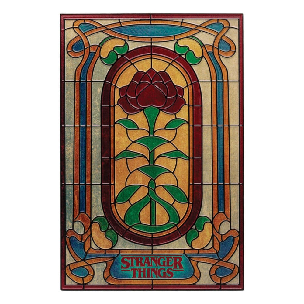 FaNaTtik Stranger Things Resin Plaque Creel House Stained Glass Window | Makochan