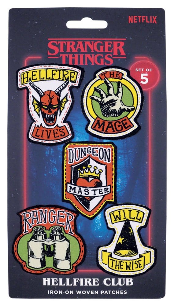 FaNaTtik Stranger Things Fabric Patches 5-Pack | Makochan