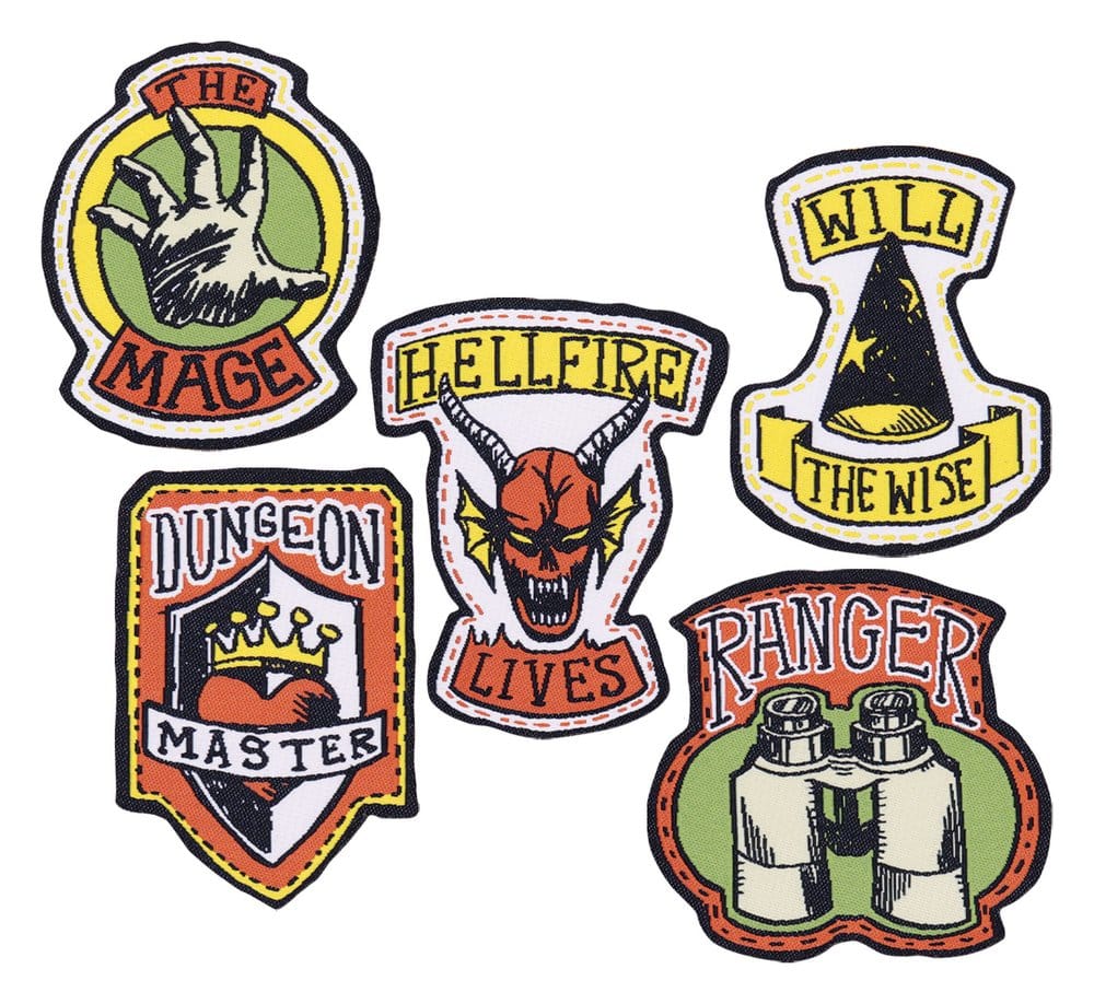 FaNaTtik Stranger Things Fabric Patches 5-Pack | Makochan