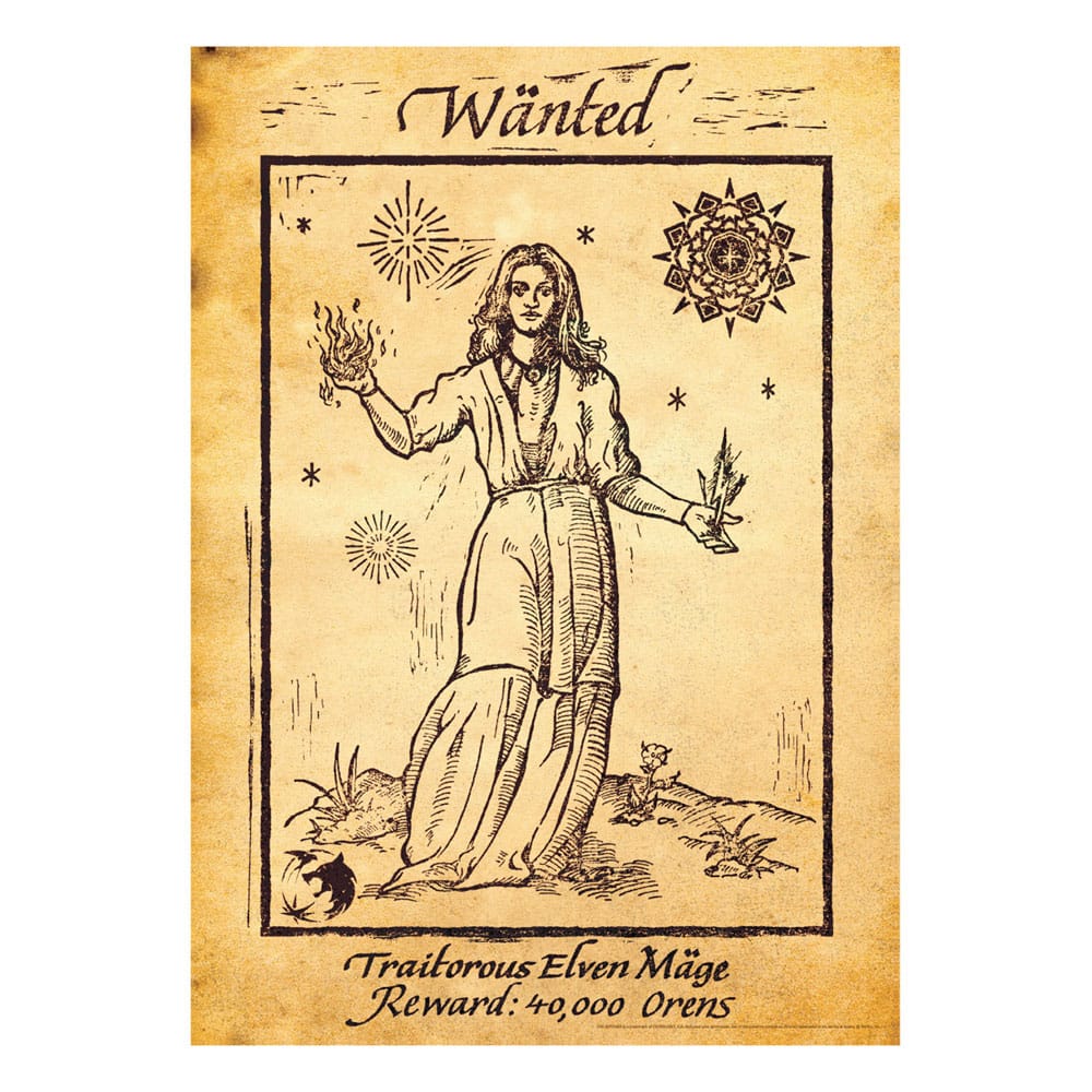 FaNaTtik The Witcher Art Print Limited Edition 42 x 30 cm | Makochan