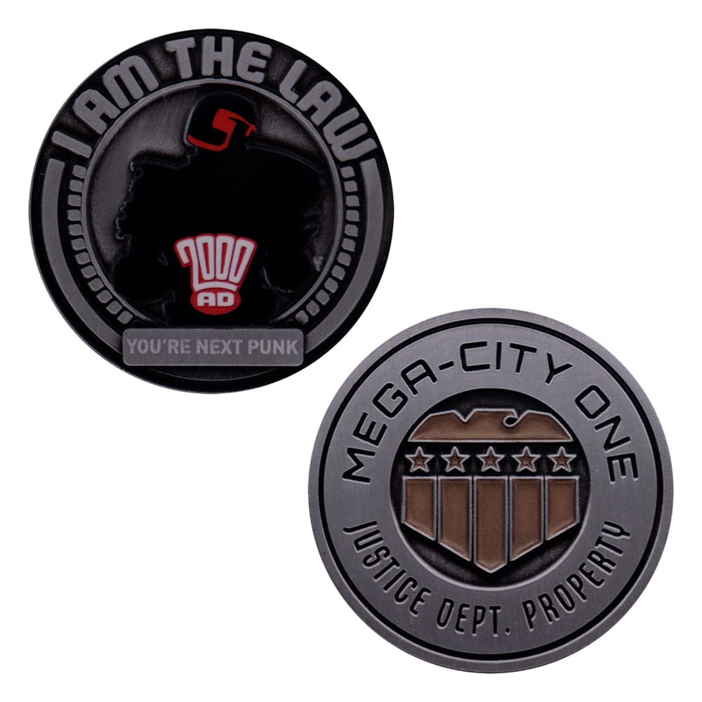 FaNaTtik 2000 AD Collectable Coin Judge Dredd Mega-City One Limited Edition | Makochan