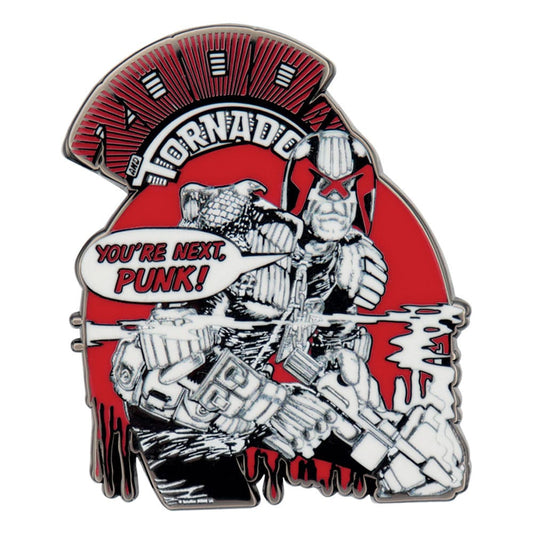 FaNaTtik 2000 AD Pin Badge Judge Dredd You're Next Punk Limited Edition | Makochan