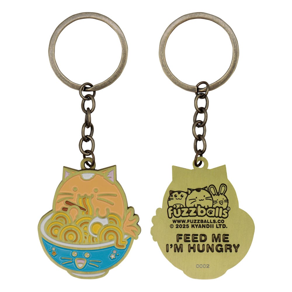 FaNaTtik Fuzzballs Keychain Whisky Noodles Limited Edition | Makochan