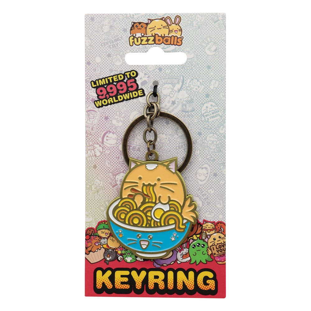 FaNaTtik Fuzzballs Keychain Whisky Noodles Limited Edition | Makochan
