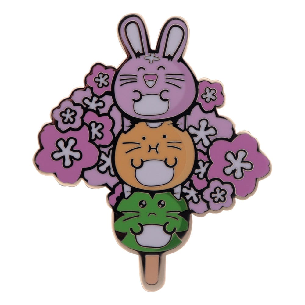 FaNaTtik Fuzzballs Pin Badge Mystery Pin Badge Display (12) | Makochan