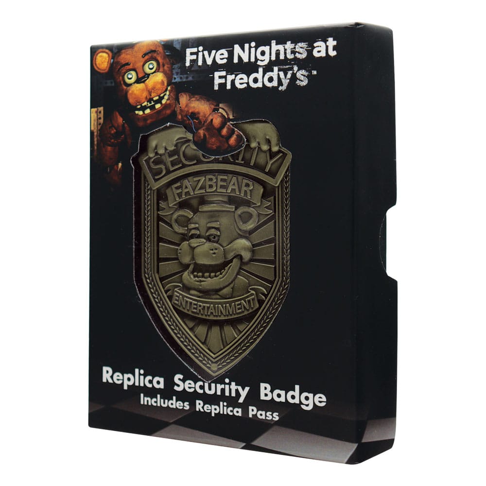 FaNaTtik Five Nights at Freddy´s Replica Security Badge Antique Brass Edition | Makochan
