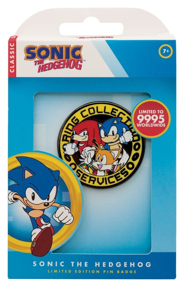 FaNaTtik Sonic - The Hedgehog Pin Badge Sonic, Tails, Knuckles Limited Edition | Makochan
