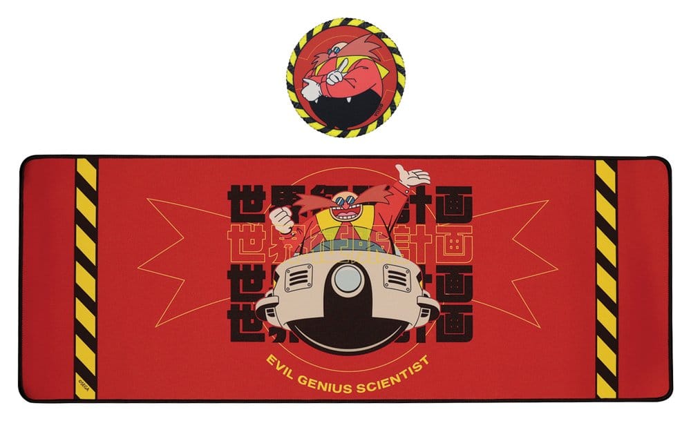 FaNaTtik Sonic - The Hedgehog Desk Pad & Coaster Set Dr. Eggman | Makochan